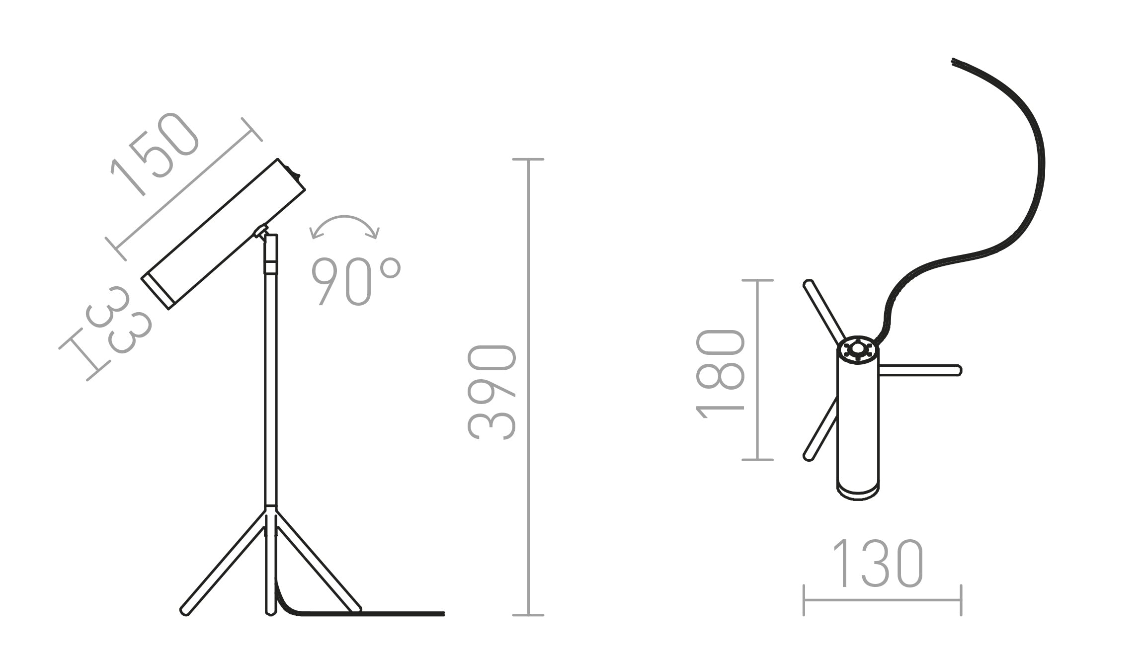 COZY DE MASĂ - Product sketch