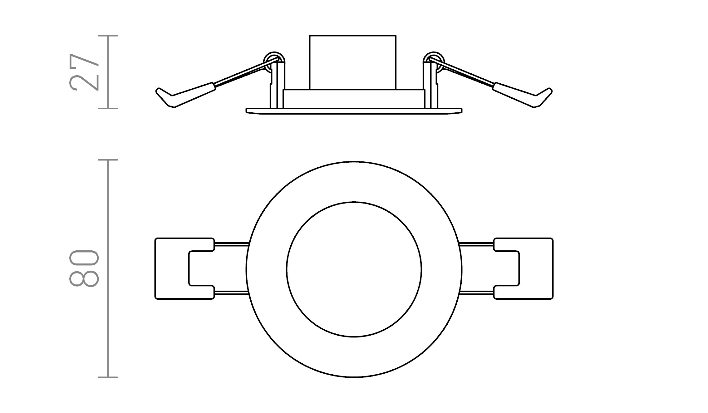 SLENDER R 8 ÎNCASTRAT - Product sketch