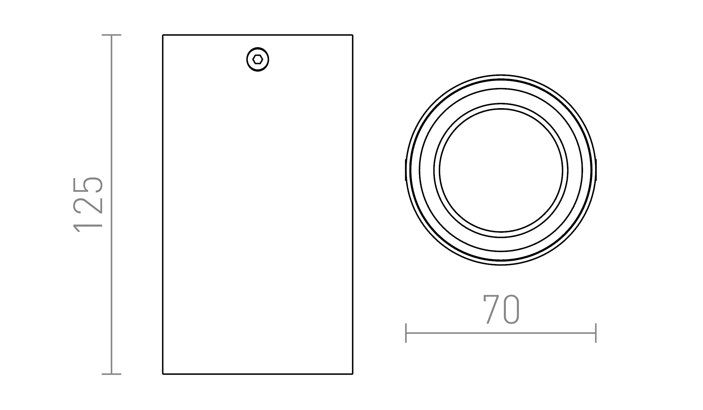 TUBA DE TAVAN - Product sketch