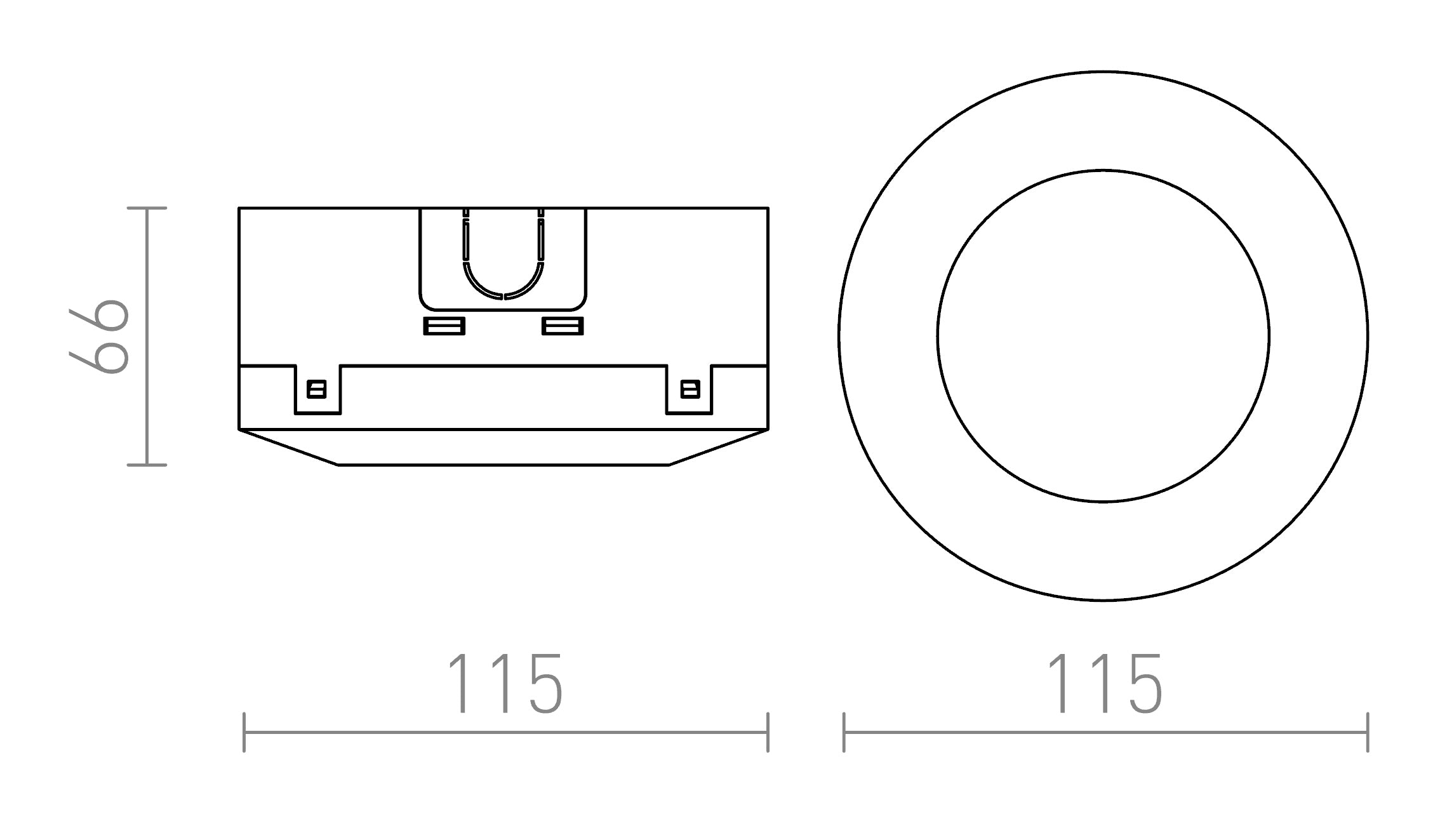 IP-BOX PENTRU SENZOR - Product sketch