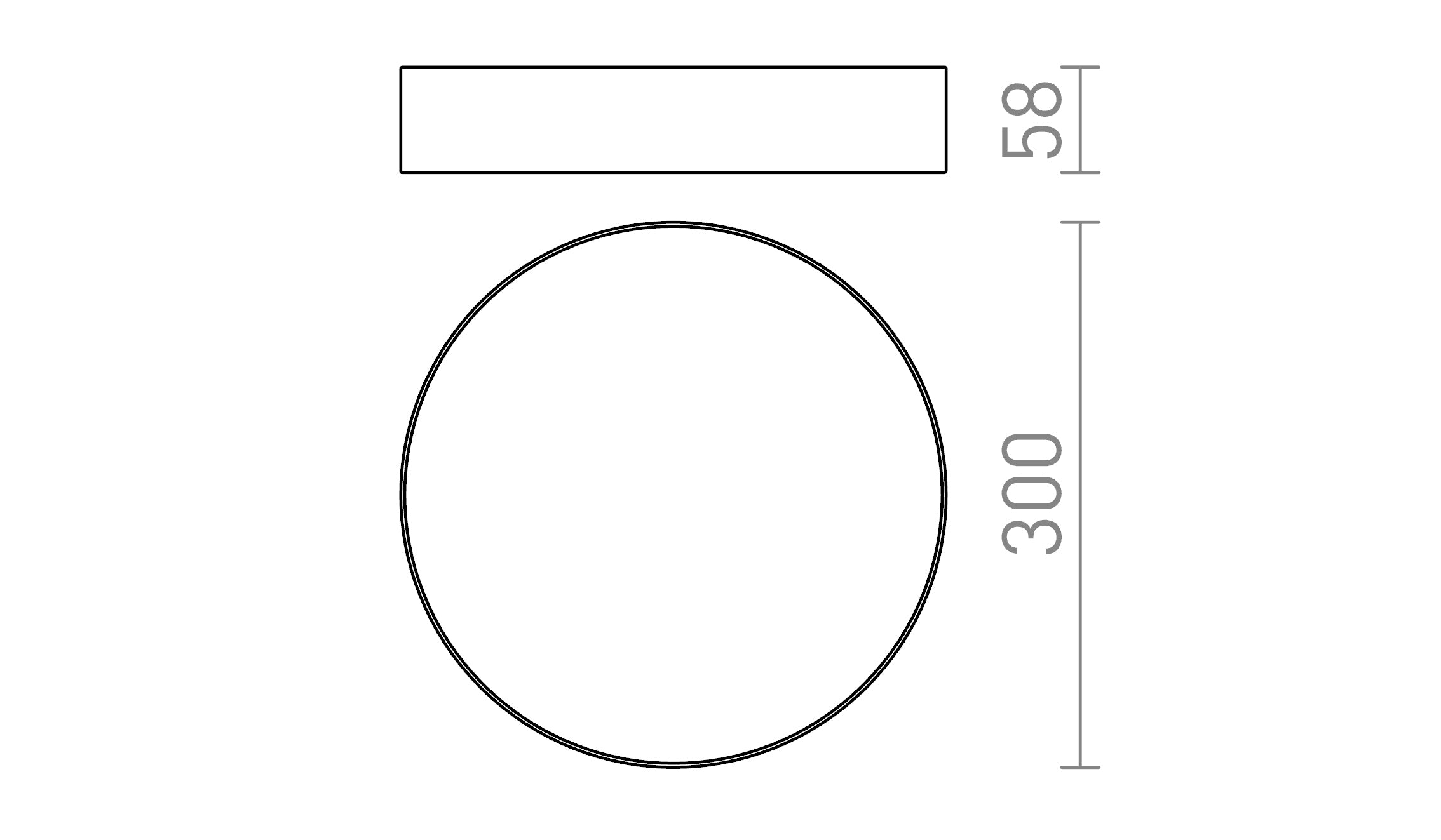 LARISA R 30 DE TAVAN - Product sketch