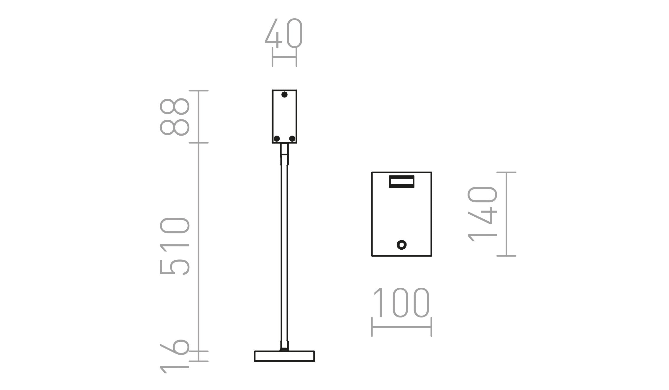 FRISCO DE MASĂ - Product sketch