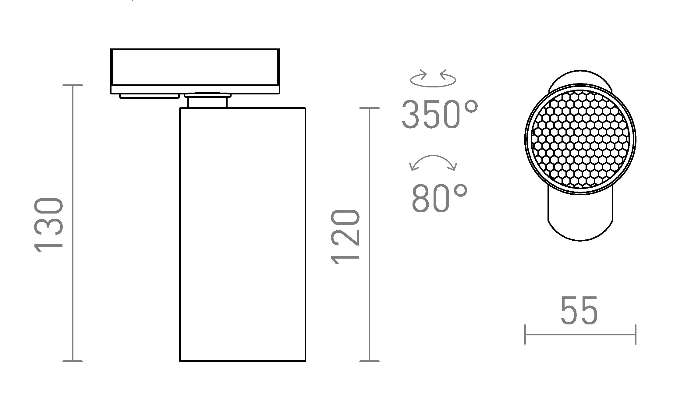 FORZA PENTRU ȘINĂ CU 1-CIRCUIT - Product sketch