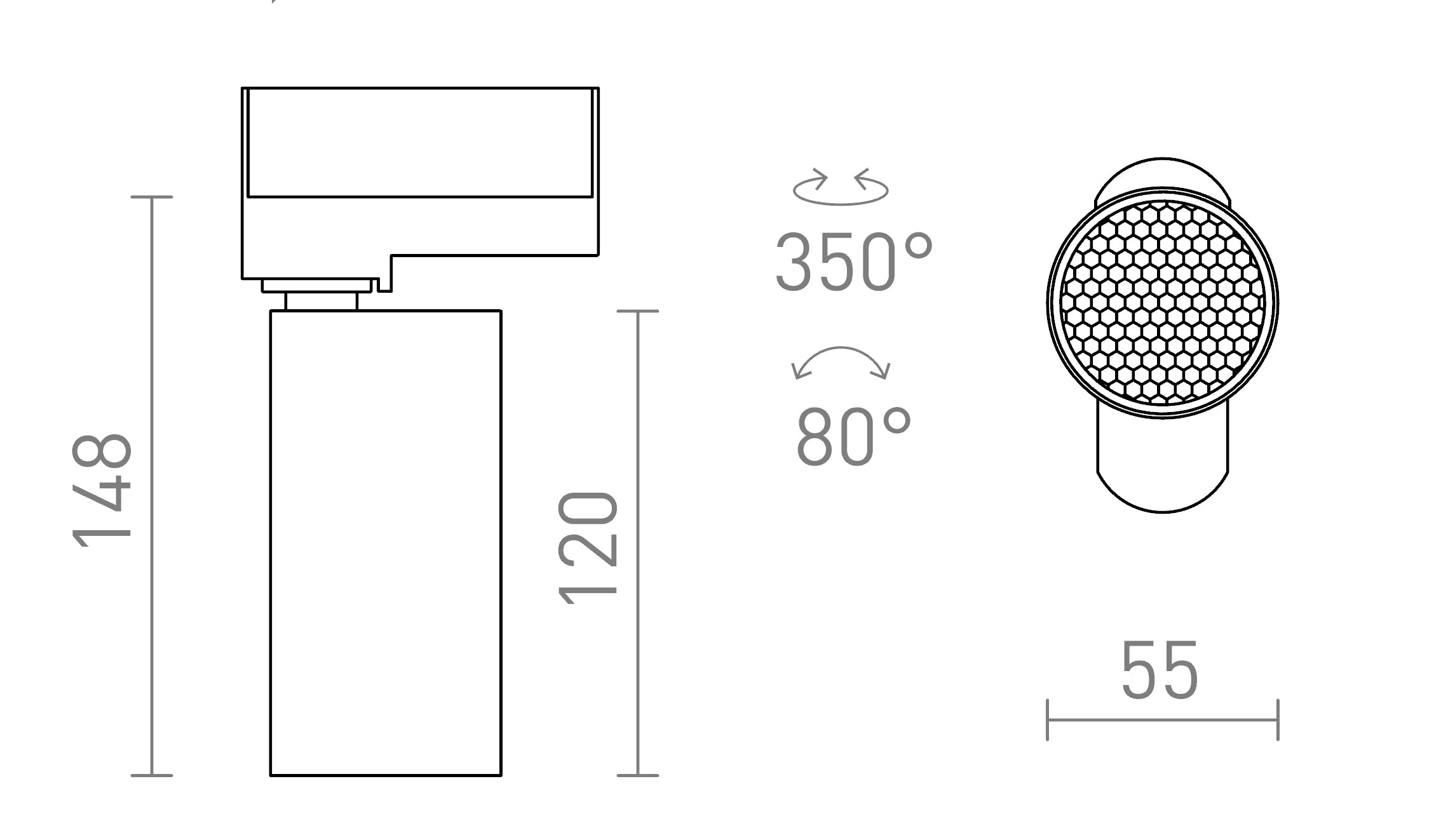 FORZA PENTRU ȘINĂ CU 3-CIRCUITE - Product sketch