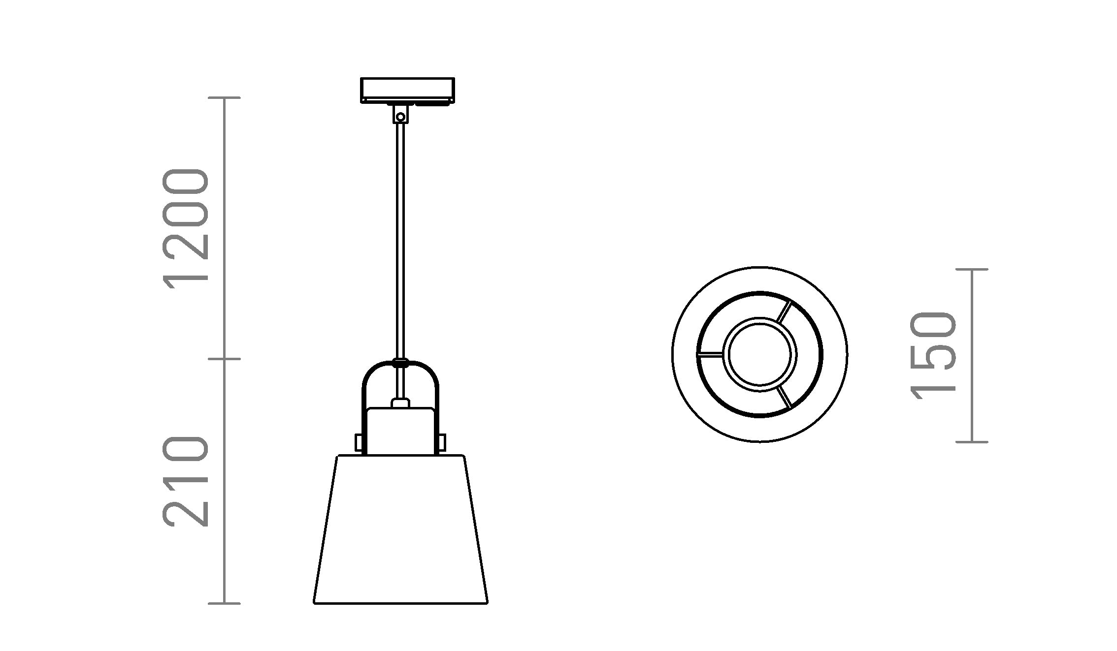 CHUPETĂ PENTRU PISTELE CU 1-CIRCUIT - Product sketch