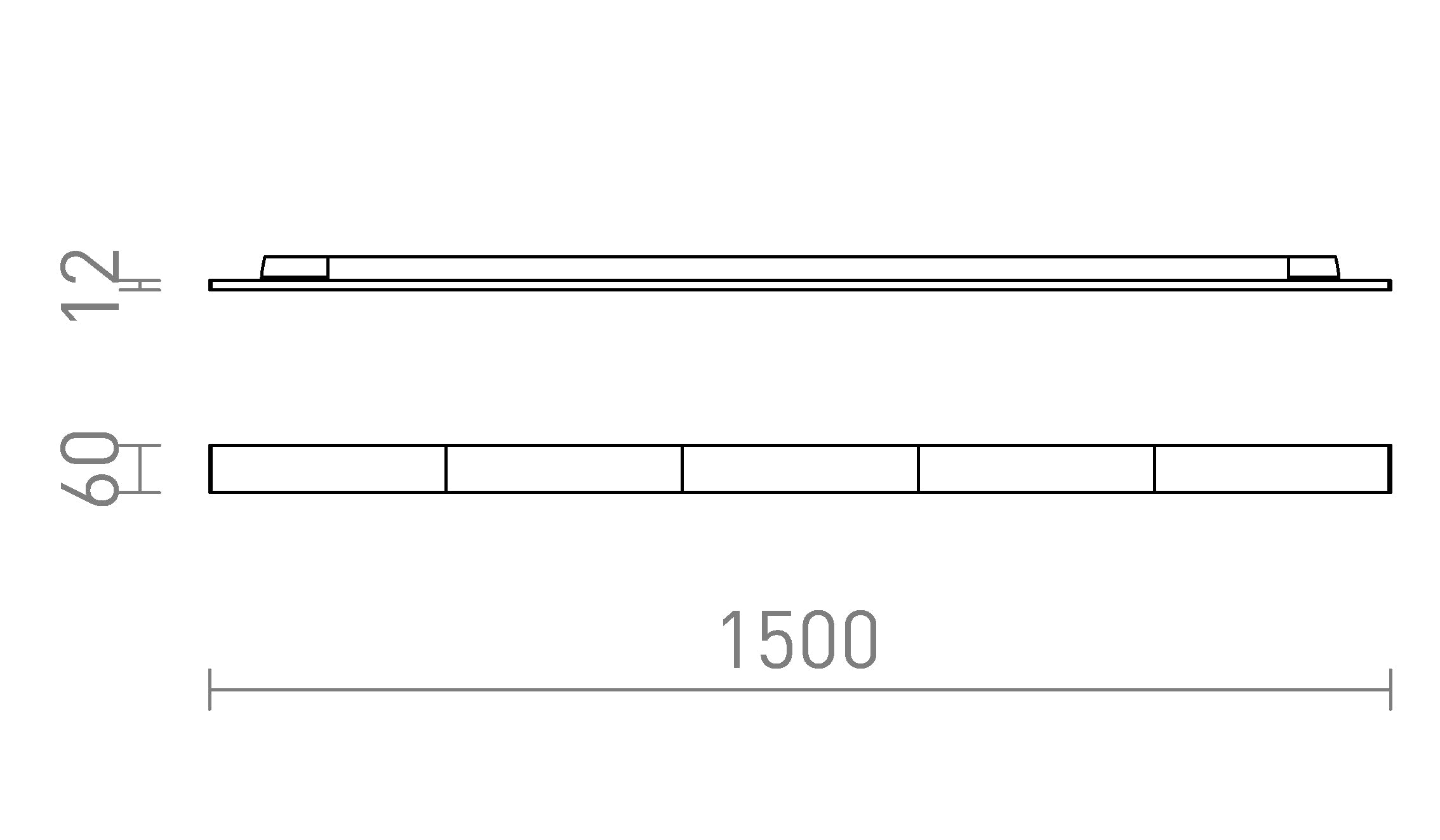 FLATLINE 150 PENTRU ȘINĂ CU 3-CIRCUITE - Product sketch