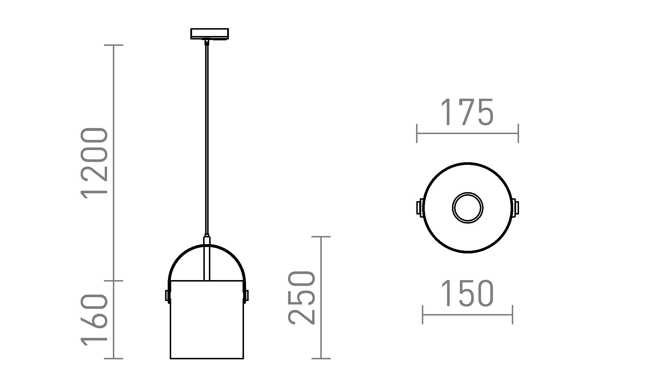 JULIETTA 16 PENTRU ȘINĂ CU 1-CIRCUIT - Product sketch