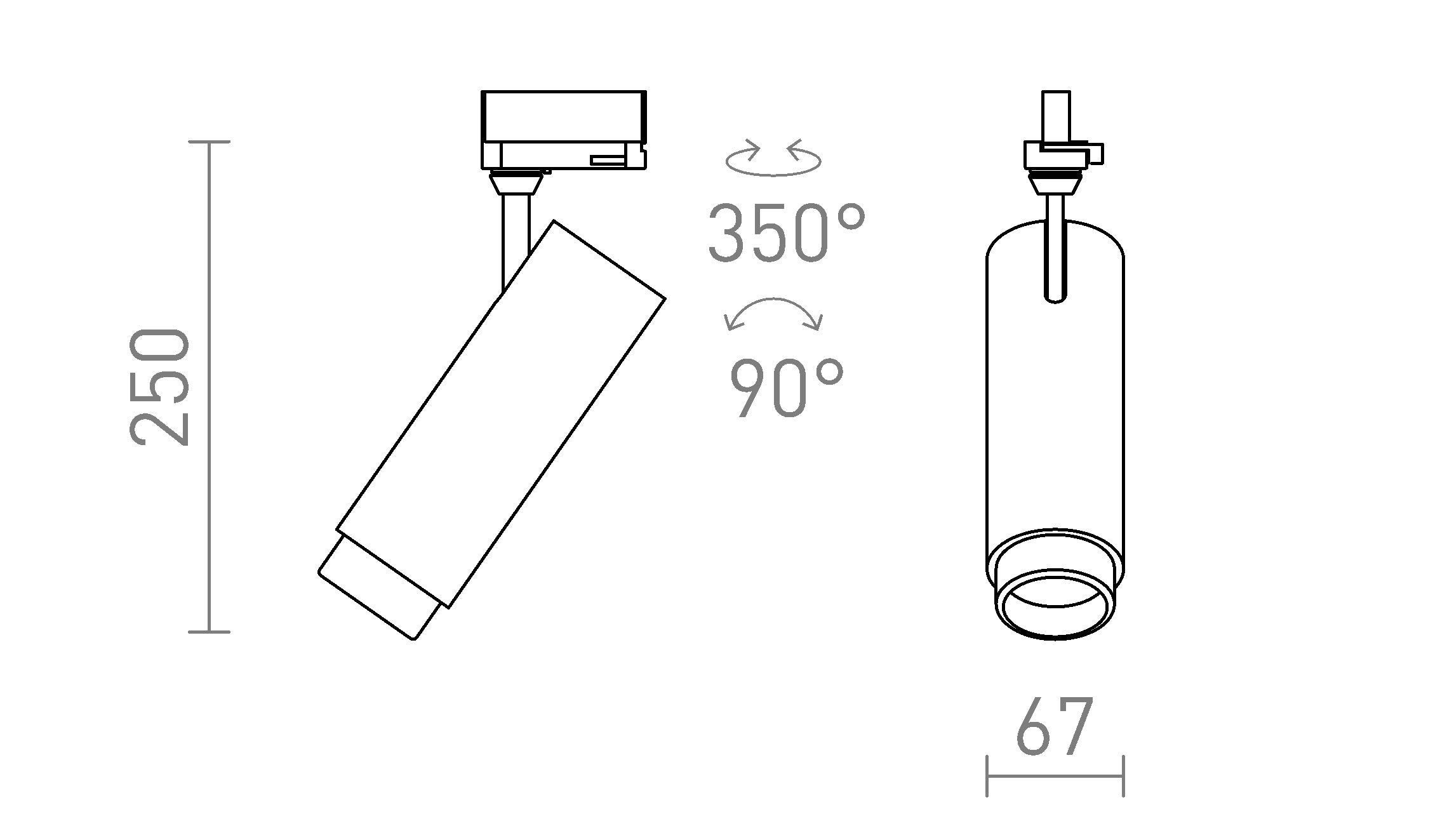 FOCUS 20 PENTRU ȘINĂ CU 3-CIRCUITE - Product sketch