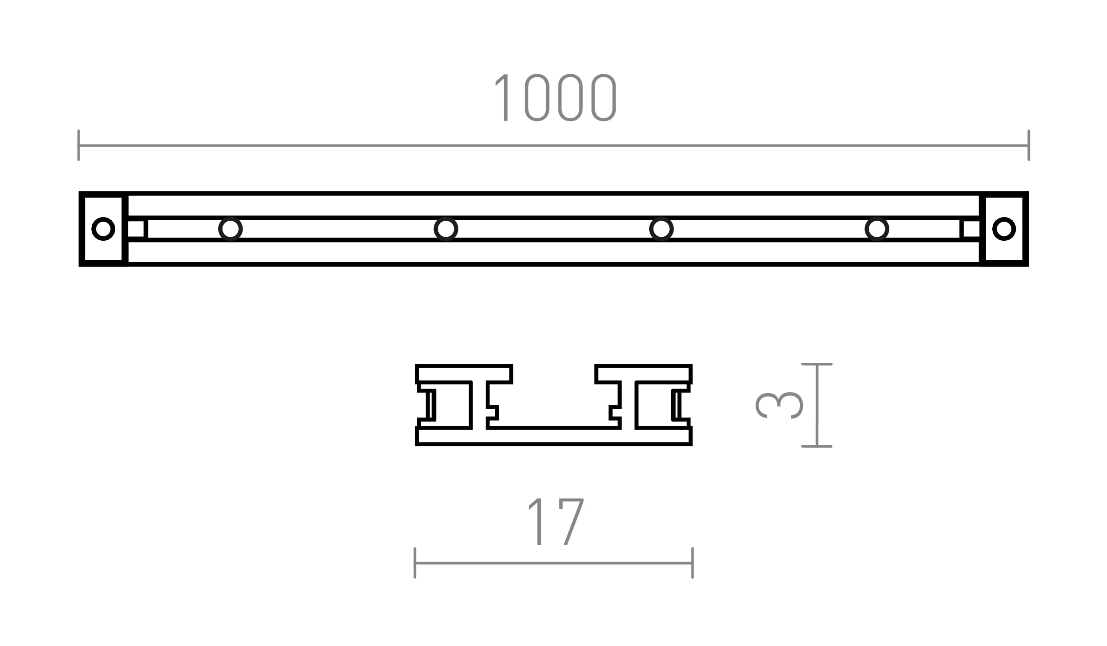 VEGA ȘINĂ 1M - Product sketch