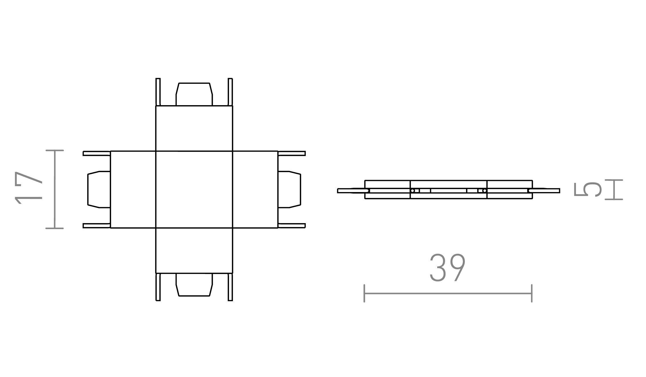 X CONECTOR PENTRU ȘINĂ VEGA - Product sketch