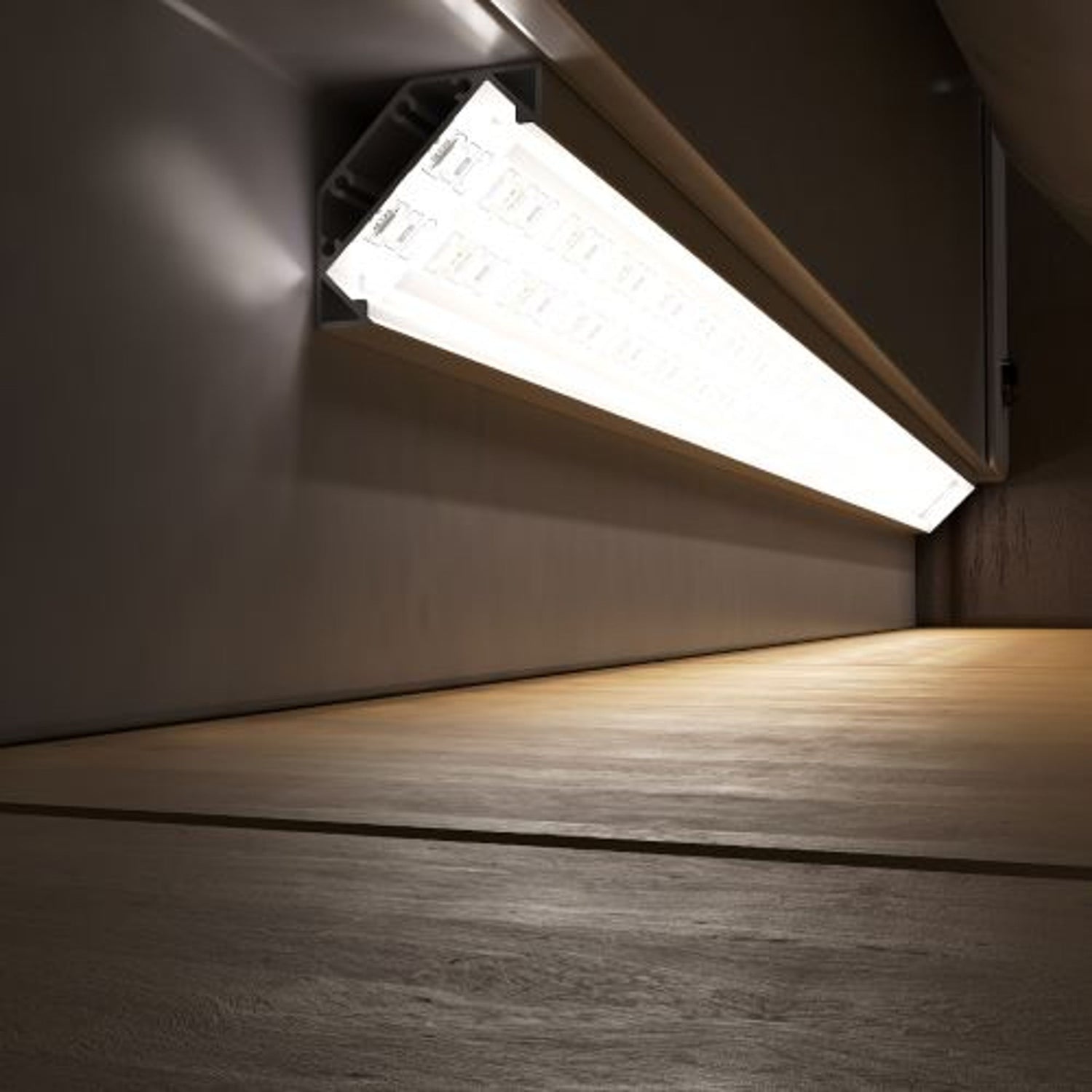 Iluminat LED perete living