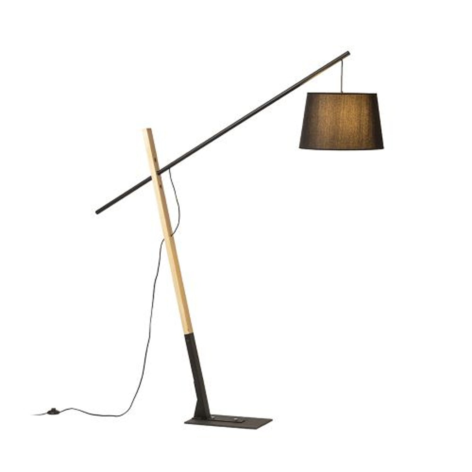 Lampă podea lemn