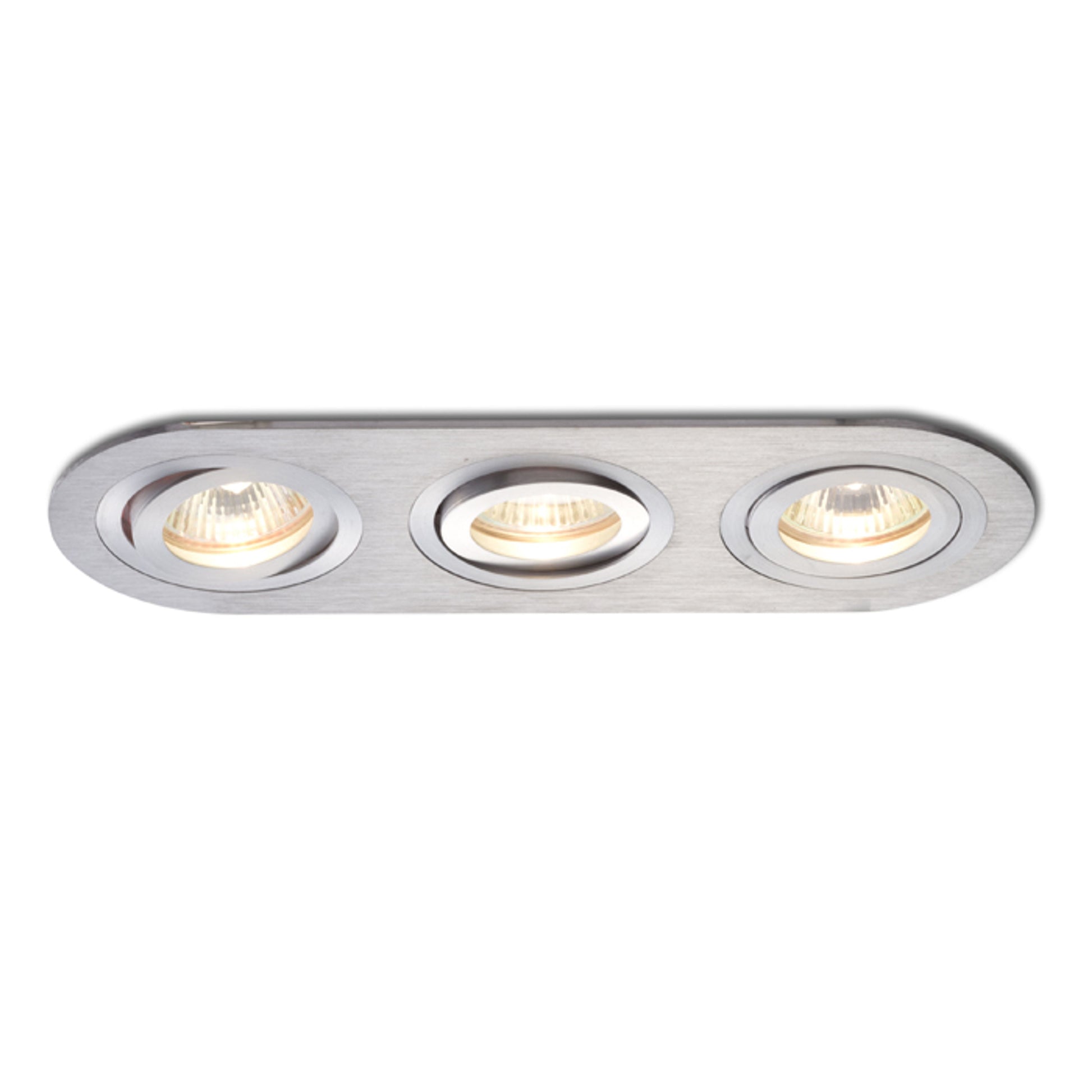RENDL Outlet BIZZ III directional brushed aluminum 12V GU5,3 3x50W R10210 3