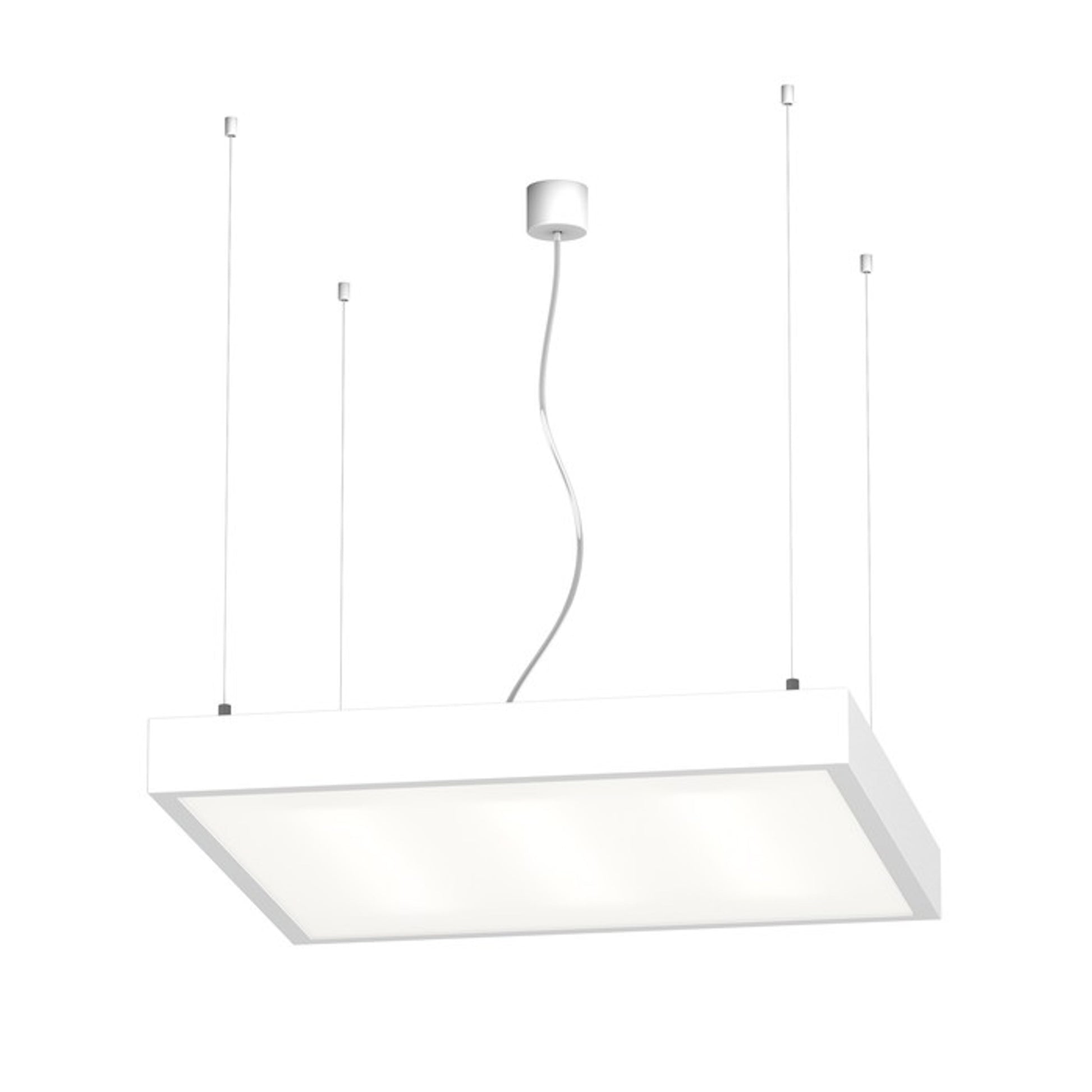 RENDL Outlet STRUCTURAL 55x55 pendant white  230V 2G11 3x36W R10259 1