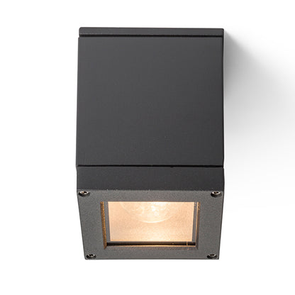 RENDL outdoor lamp QUADRA M ceiling anthracite grey  230V LED E27 8W IP54 R10385 2