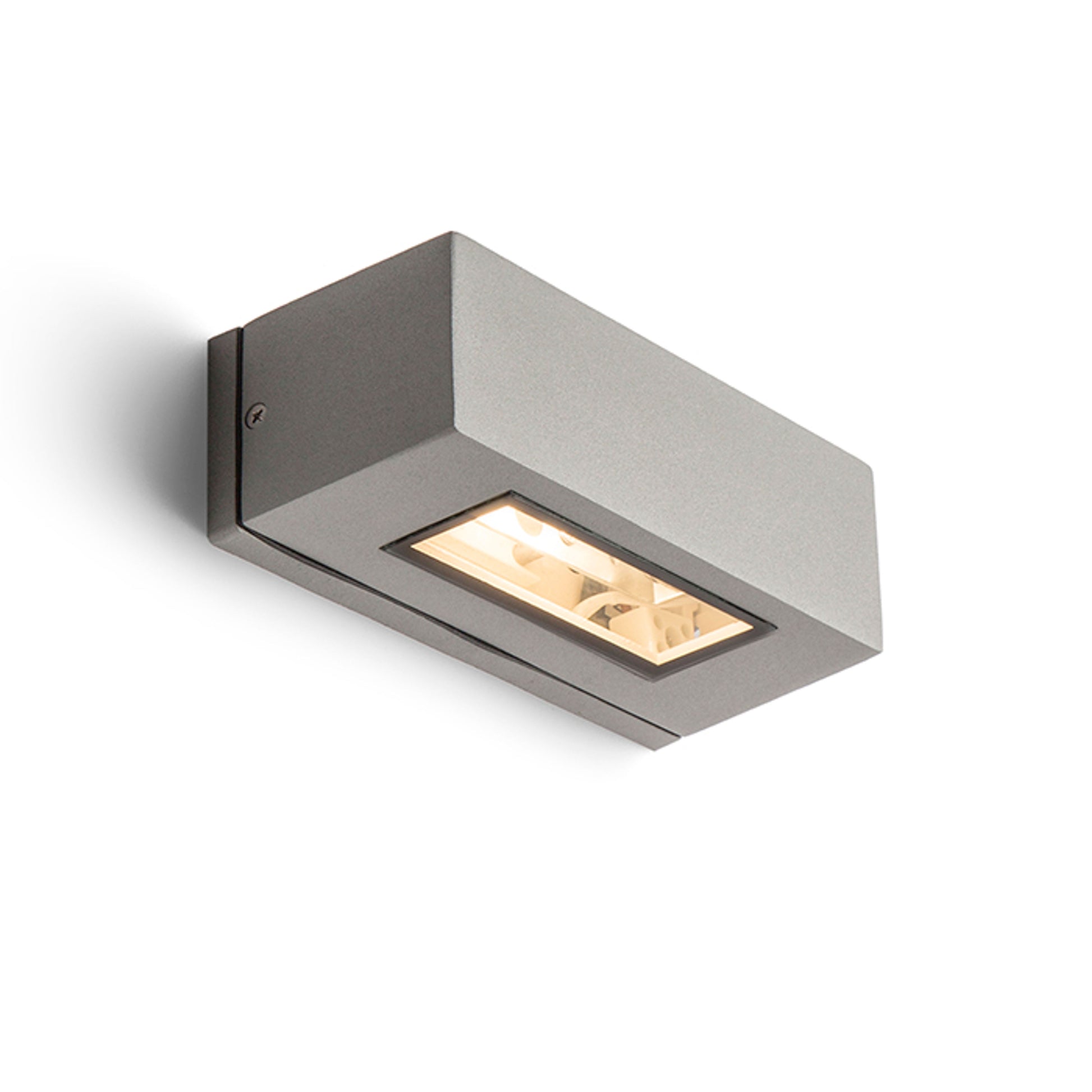 RENDL outdoor lamp WOOP wall silver grey  230V R7s 78mm 12W IP54 R10438 4