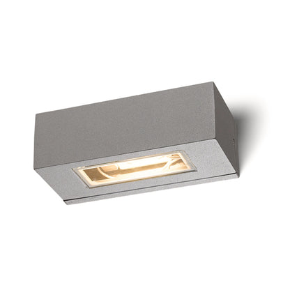RENDL outdoor lamp WOOP wall silver grey  230V R7s 78mm 12W IP54 R10438 6