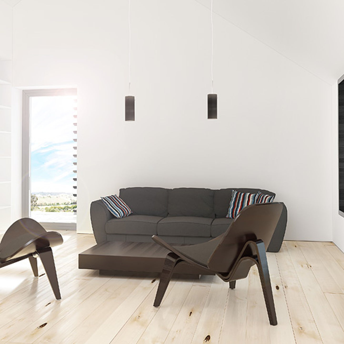 RENDL pendant lamp SANSSOUCI I pendant matte black  230V E27 42W R10508 8