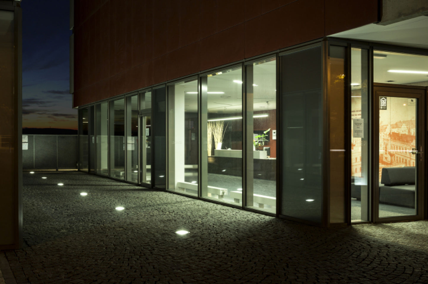 RENDL outdoor lamp TERRA recessed  stainless steel 230V LED 20W 120° IP65  3000K R10532 2