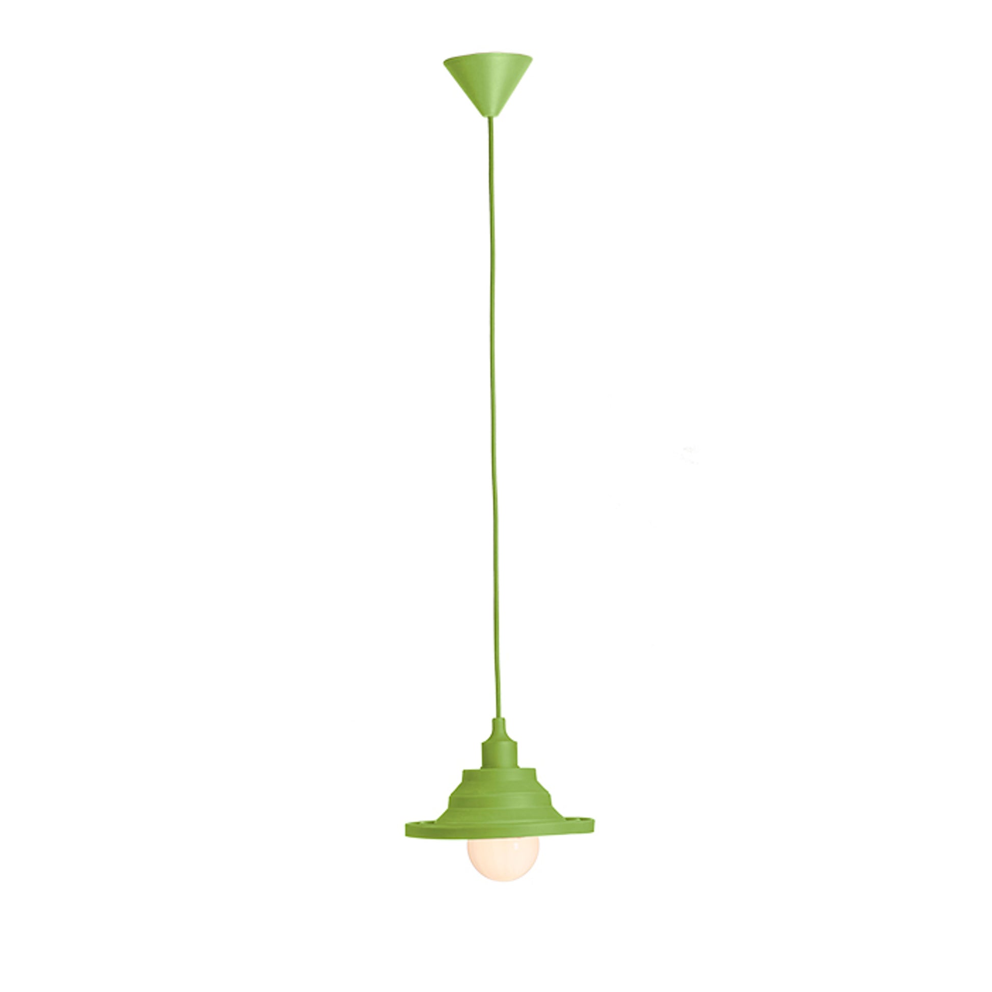RENDL Outlet AMICI silicone pendant green  230V LED E27 15W R10620 2