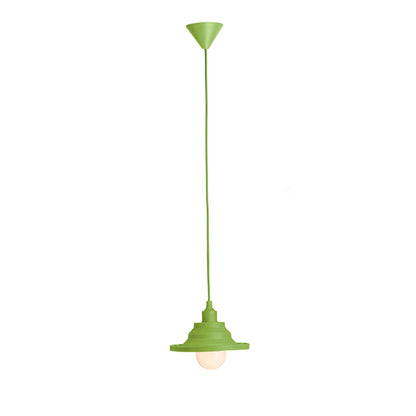 RENDL Outlet AMICI silicone pendant green  230V LED E27 15W R10620 2