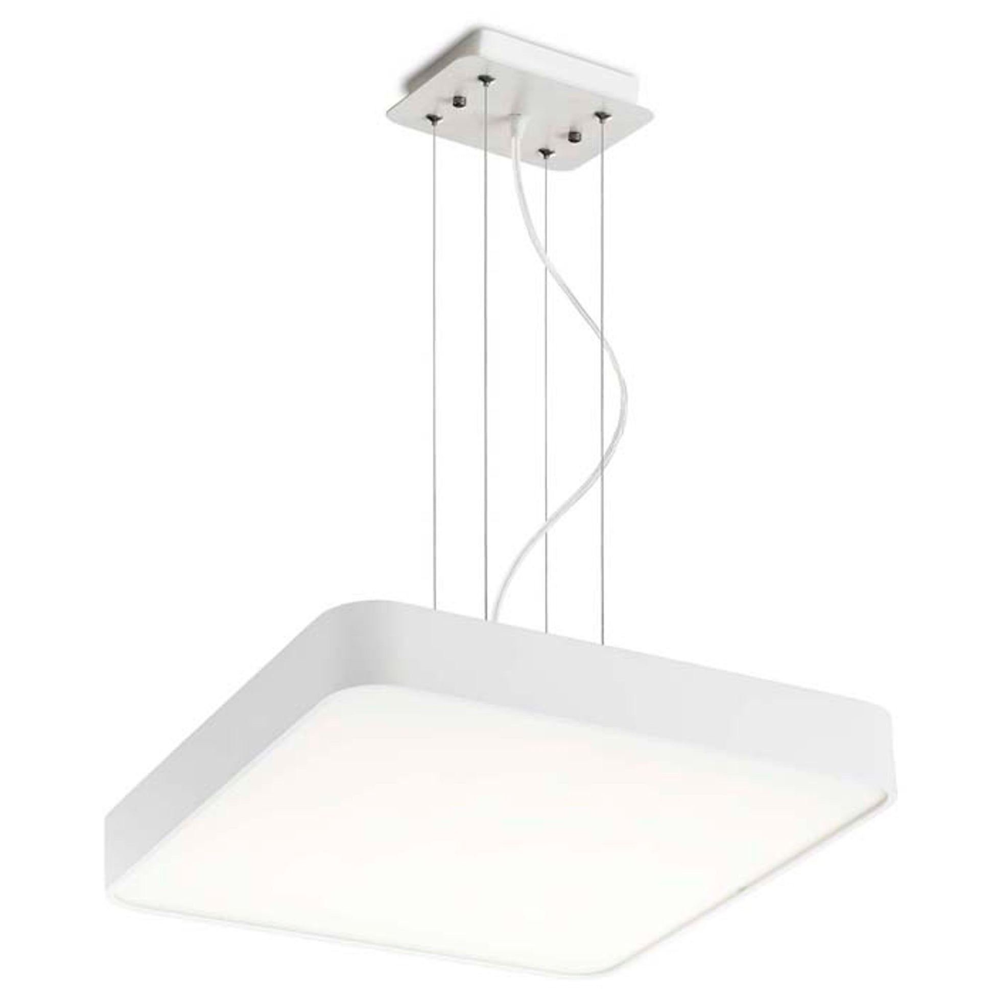 RENDL pendant lamp MENSA SQ 48 pendant white  230V LED 56W  3000K R11291 4