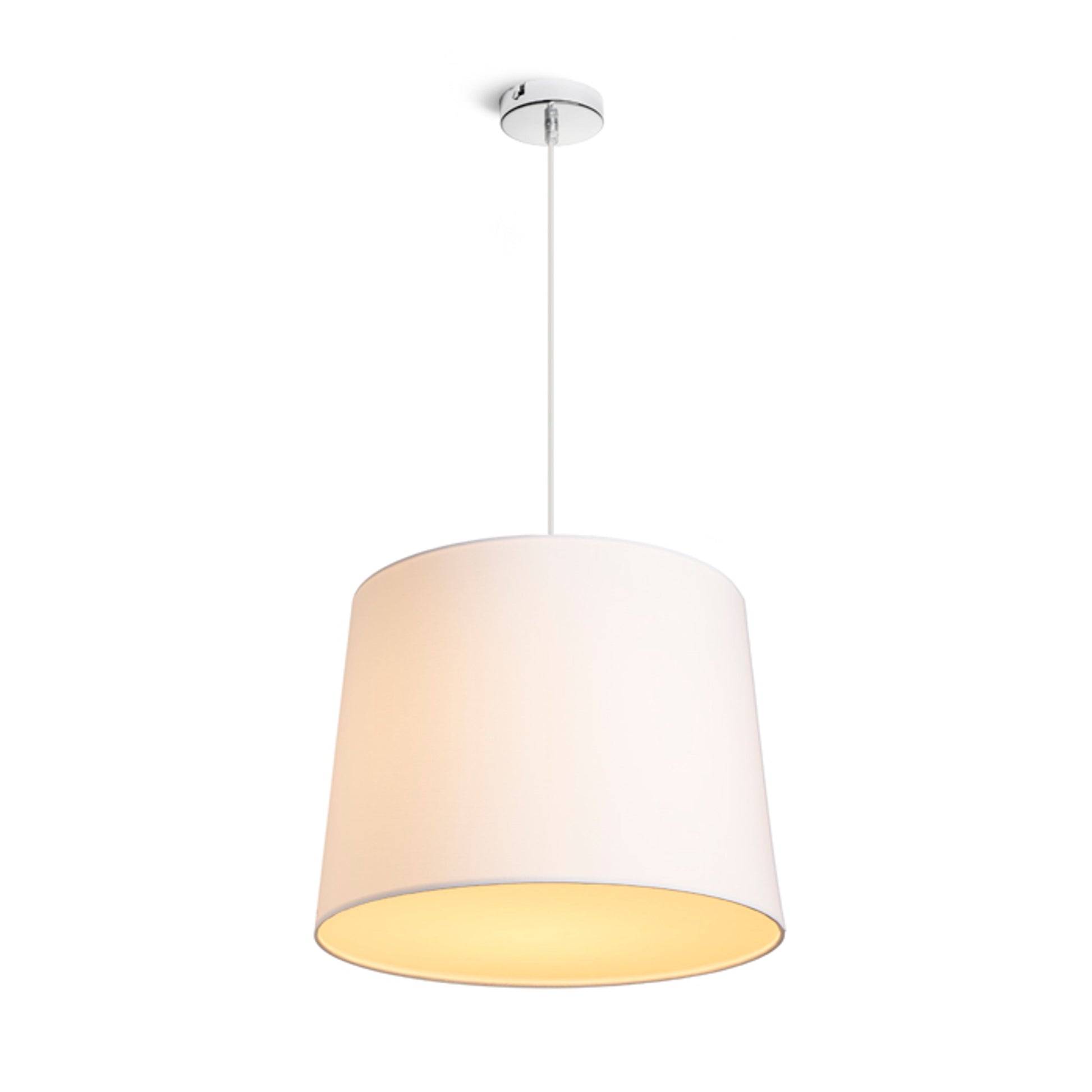 RENDL shades, shade bases, pendent sets ASPRO 40/30 shade Polycotton white/white PVC max. 23W R11495 2