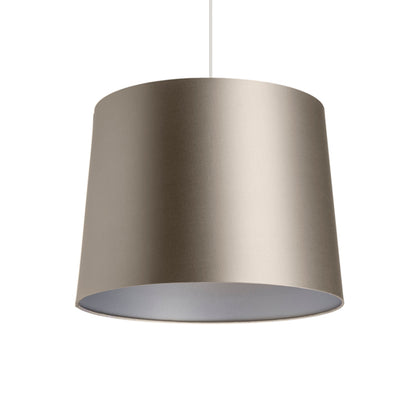 RENDL shades, shade bases, pendent sets ASPRO 40/30 shade  Monaco dove gray/silver PVC  max. 23W R11589 1