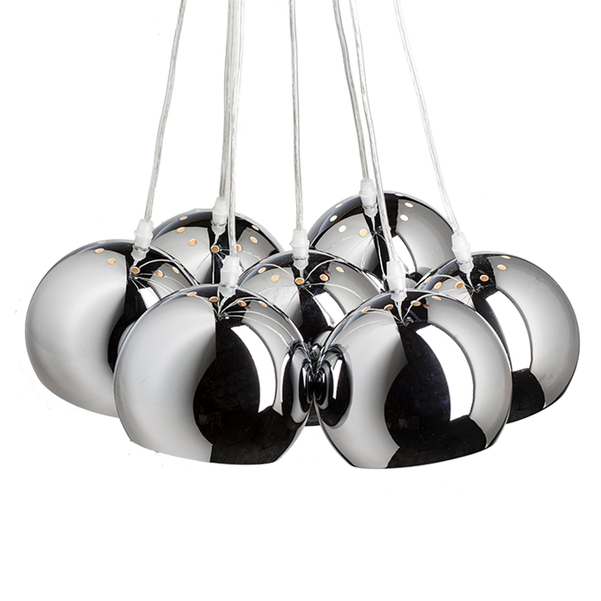 RENDL pendant lamp ASTROMET VII pendant  chrome 230V LED E27 7x11W R11761 4