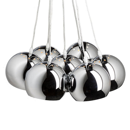 RENDL pendant lamp ASTROMET VII pendant  chrome 230V LED E27 7x11W R11761 4