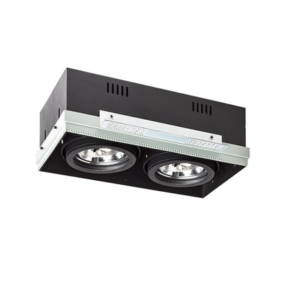 RENDL recessed light ELECTRA II  black  12V LED G53 2x15W R12051 3
