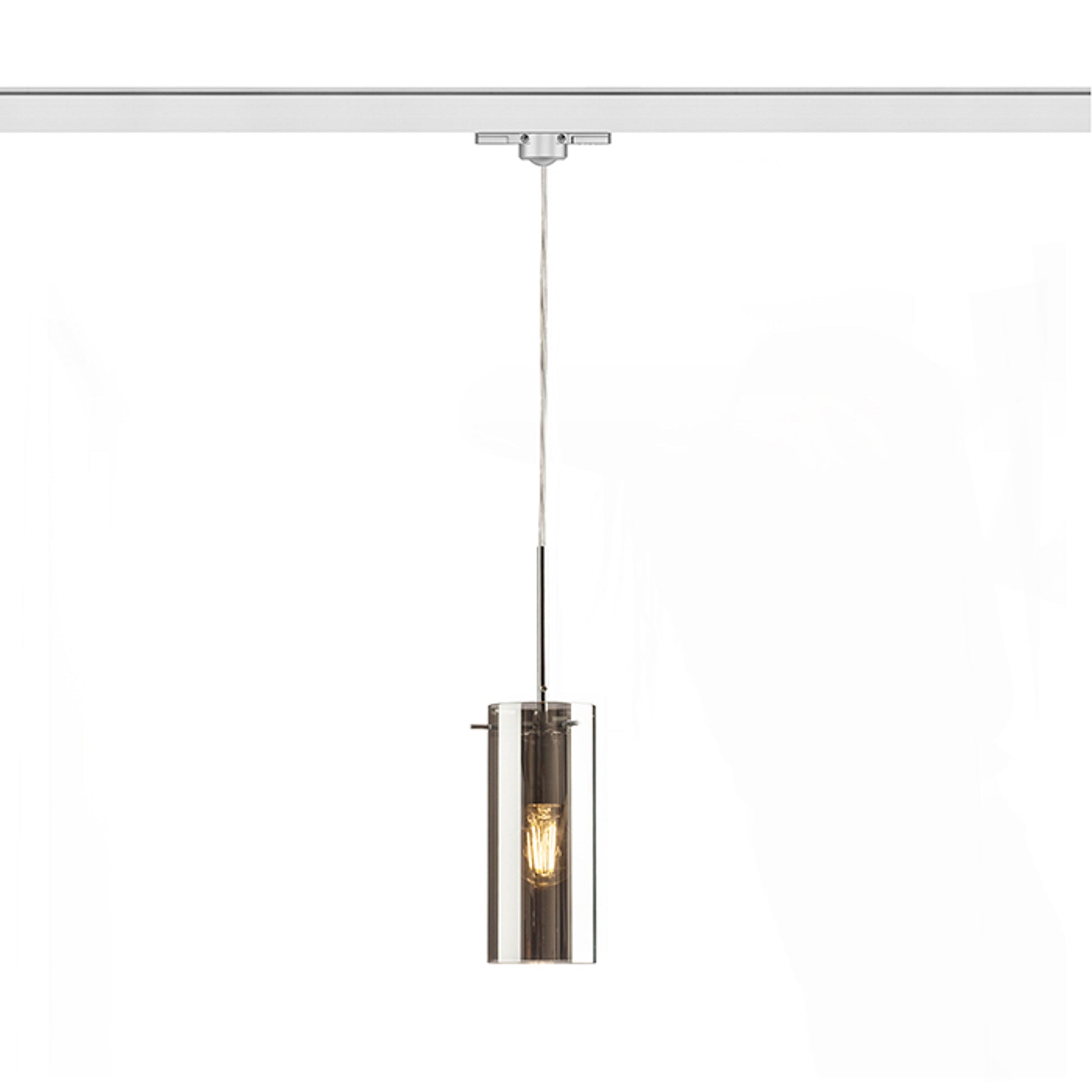 RENDL 3-circuit track system SANSSOUCI for 3-circuit tracks  chrome-tinted glass 230V LED E27 15W R12095 2