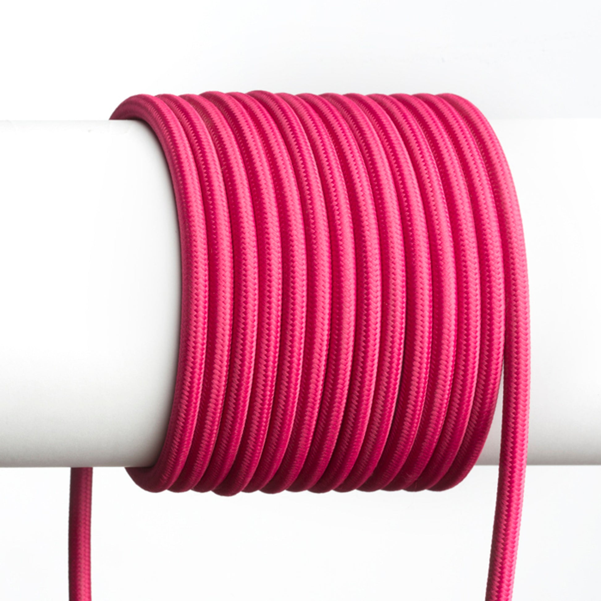 RENDL shades, shade bases, pendent sets FIT 3x0,75 PPM textile cable fuchsia   R12226 1