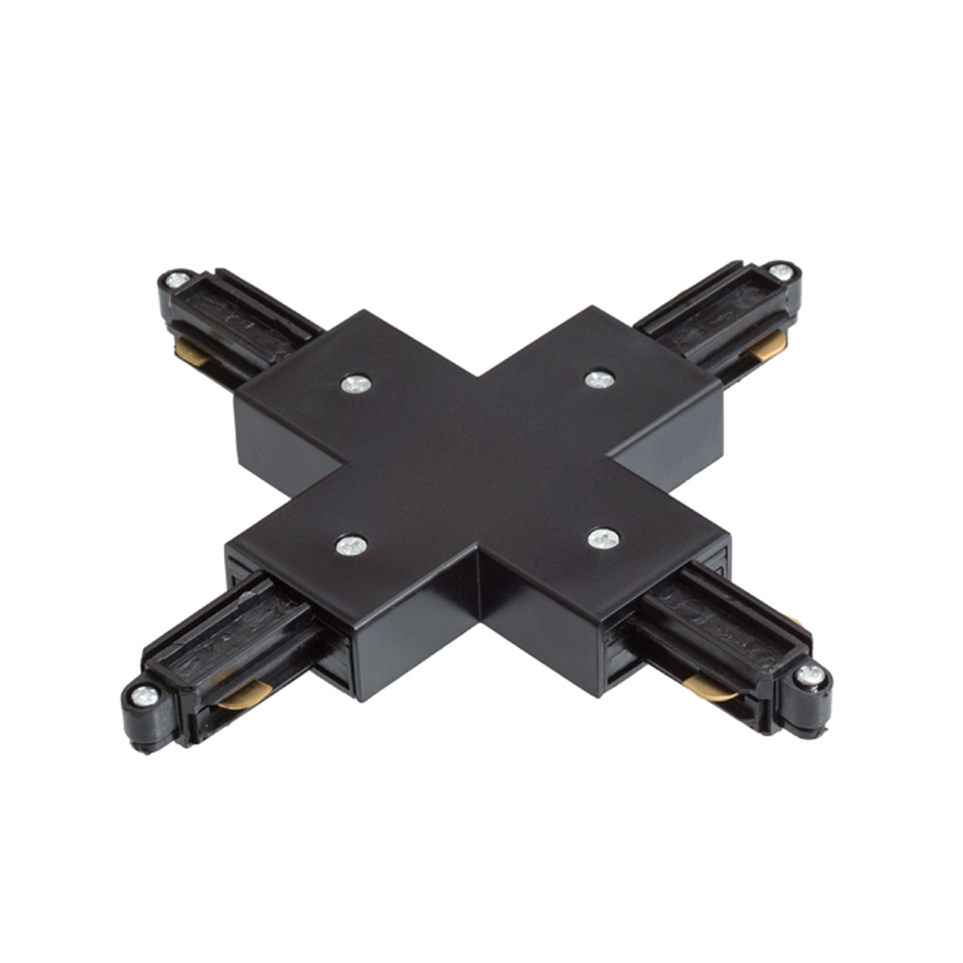 RENDL 1-circuit track system 1F X connector black 230V  R12279 1