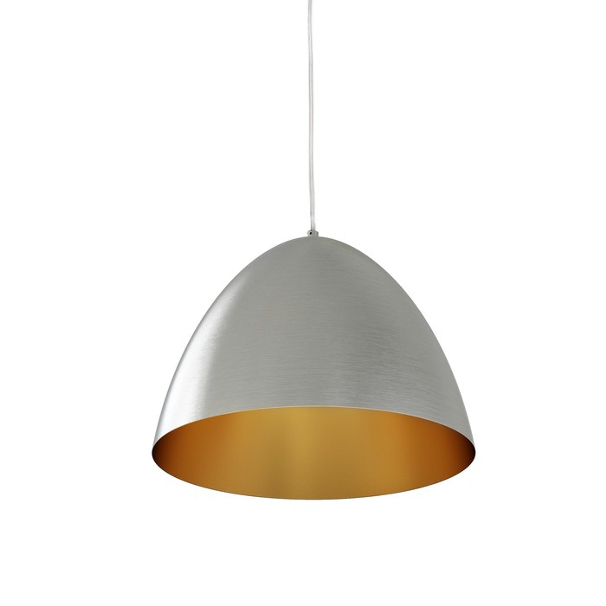 RENDL  MERYLYN 34 pendant  brushed aluminum/golden colour 230V E27 28W R12444 1
