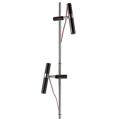 RENDL floor lamp VIPER FL  black chrome 230V LED 2x3W 60°  3000K R12463 2