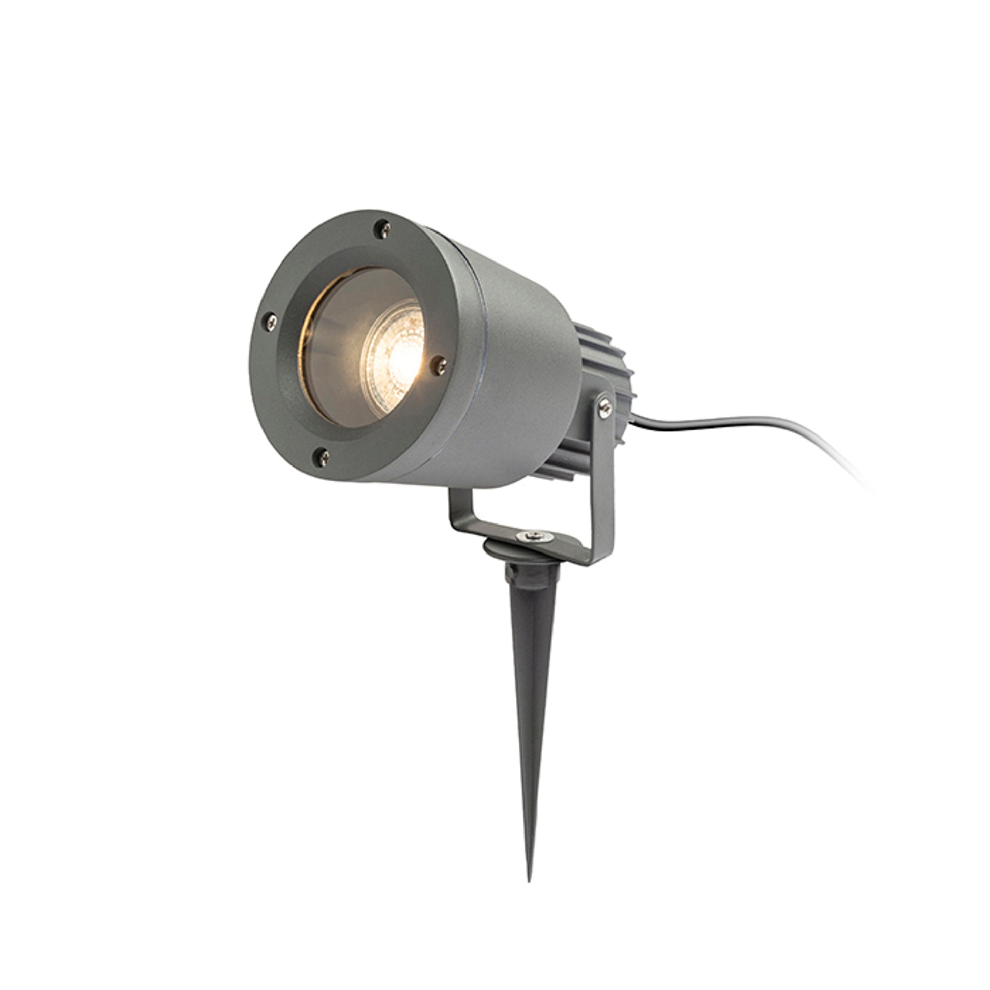 RENDL outdoor lamp CORDOBA on spike anthracite grey  230V LED GU10 8W IP54 R12579 2