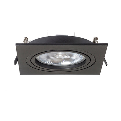 RENDL recessed light PASADENA G53 SQ I  black  230V LED G53 15W R12702 3