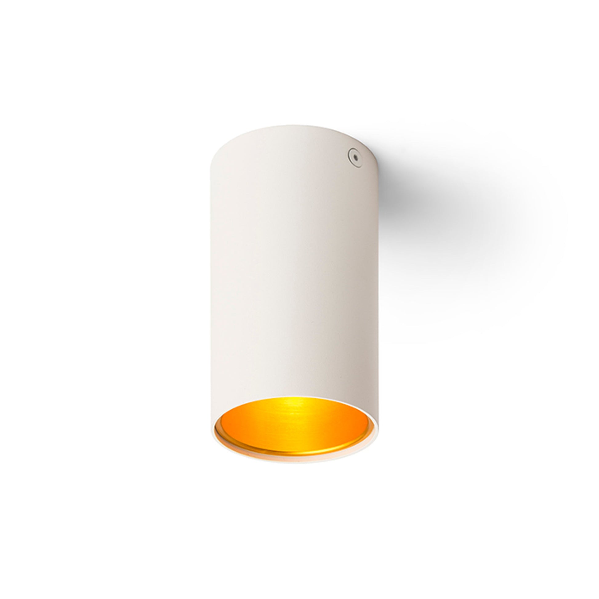 RENDL surface mounted lamp TUBA ceiling matte white/gold 230V LED GU10 7W R12745 1