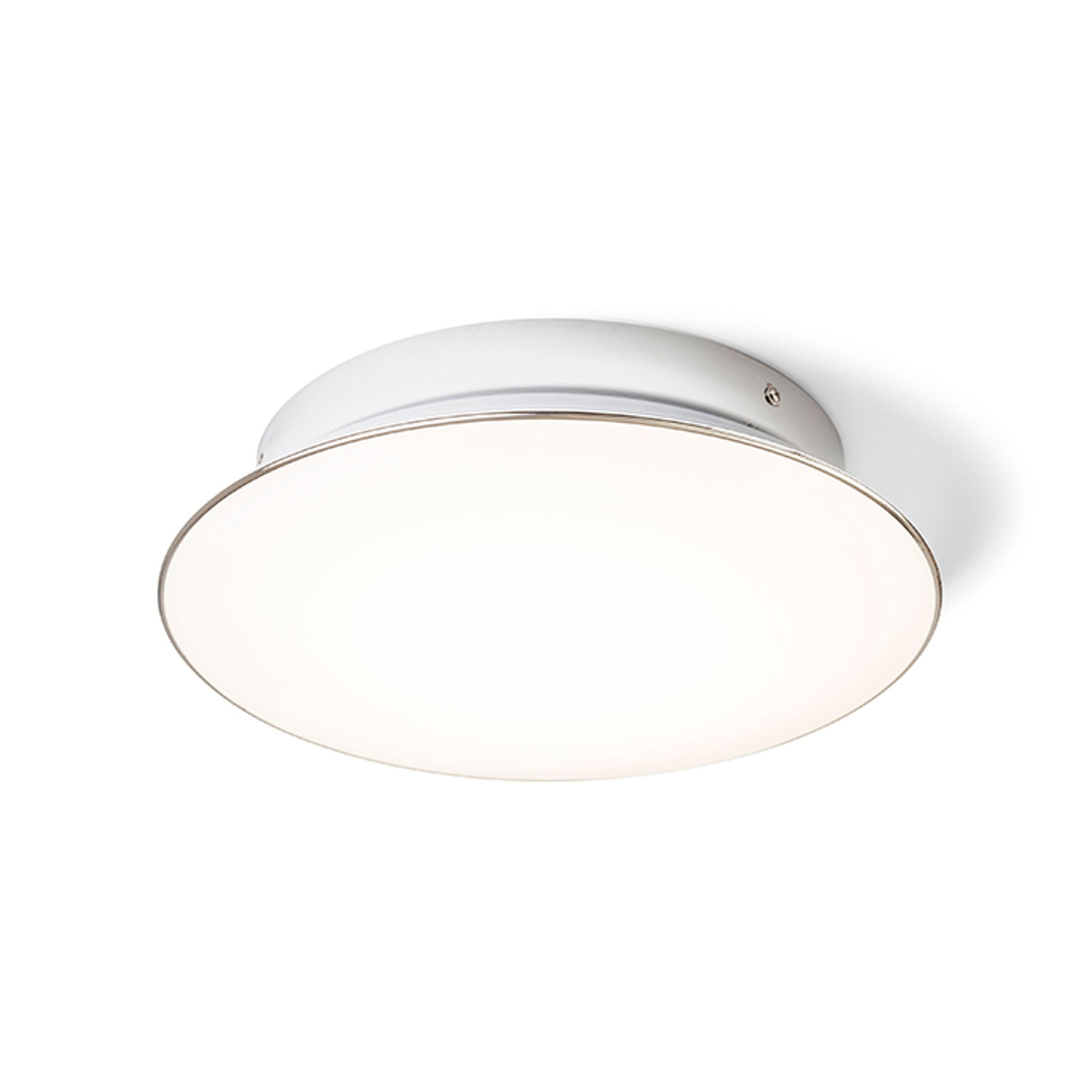 RENDL surface mounted lamp MARA ceiling  frosted acrylic/chrome 230V LED 24W  3000K R12894 1