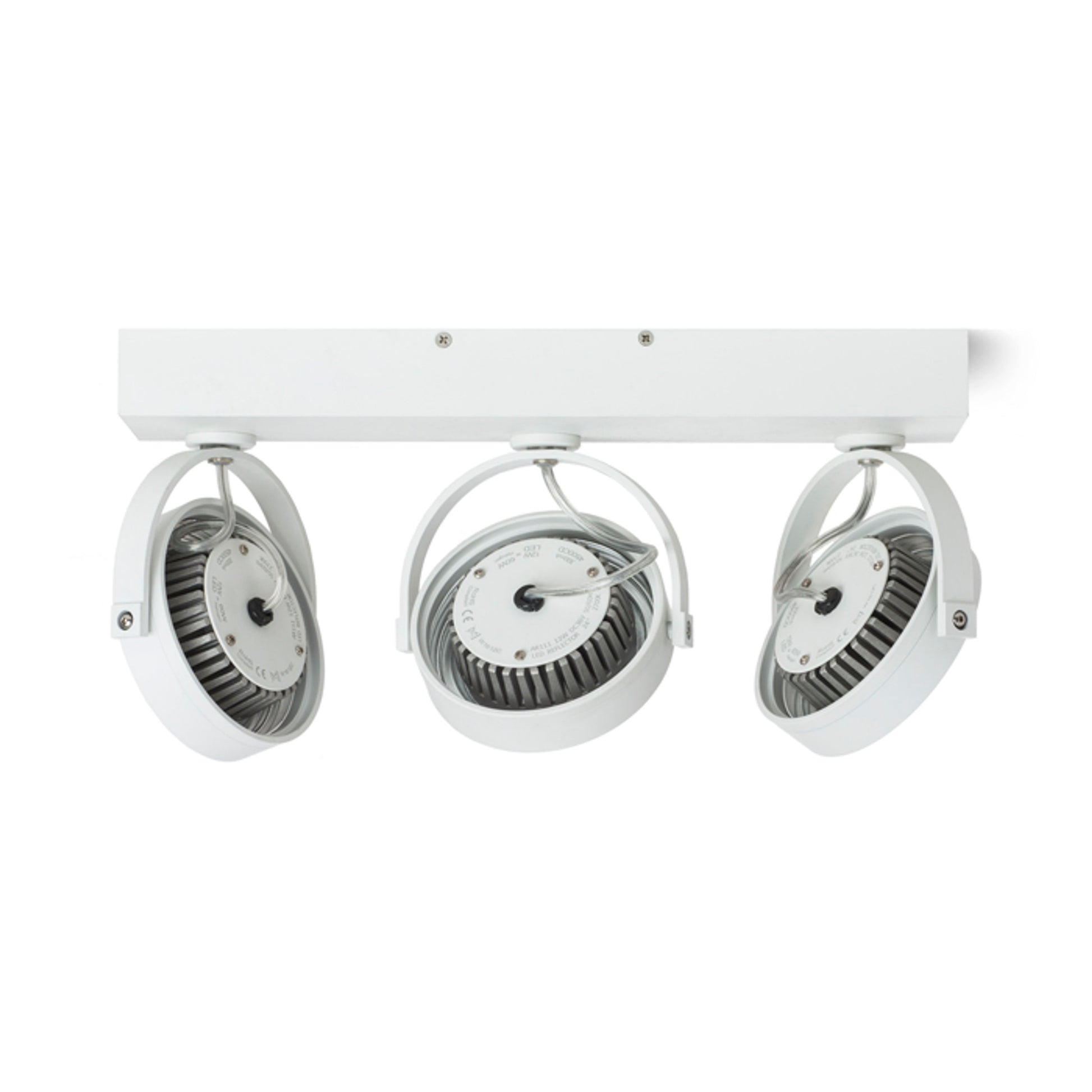 RENDL spotlight KELLY LED III DIMM wall white 230V LED 3x12W 24° 3000K R13108 2