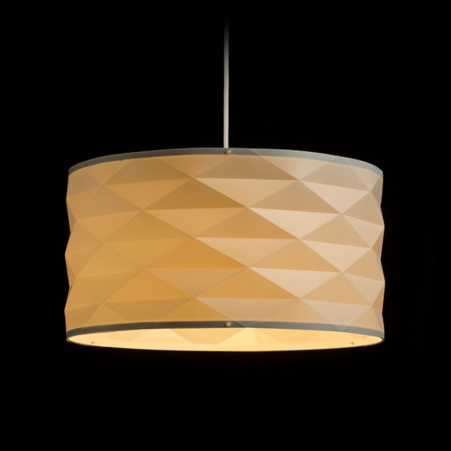 RENDL pendant lamp EZRA 40 pendant white PVC/grey  230V LED E27 15W R13319 4