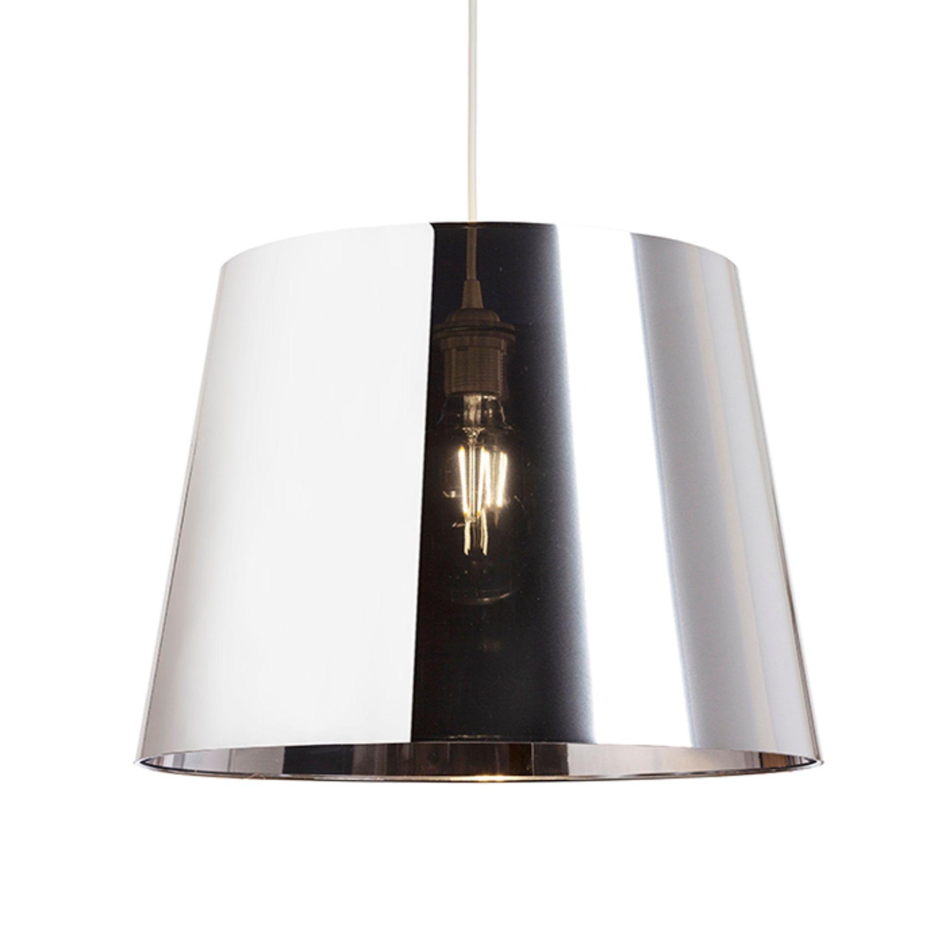 RENDL shades, shade bases, pendent sets ILLUSION 45/33 shade  chrome foil  max. 20W R13417 2