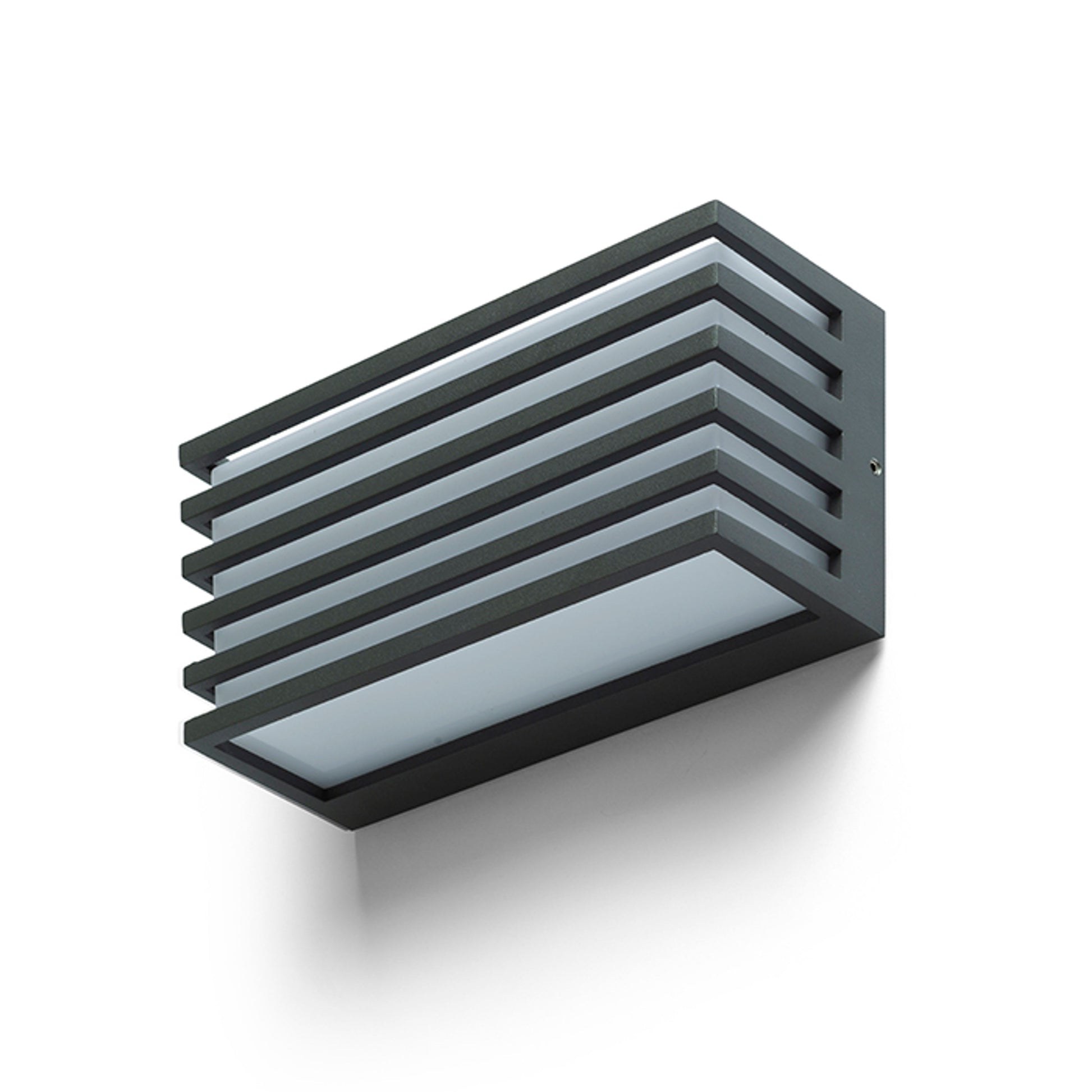 RENDL outdoor lamp CLAIRE 21 wall anthracite grey frosted acrylic 230V LED 9W IP54  3000K R13565 5