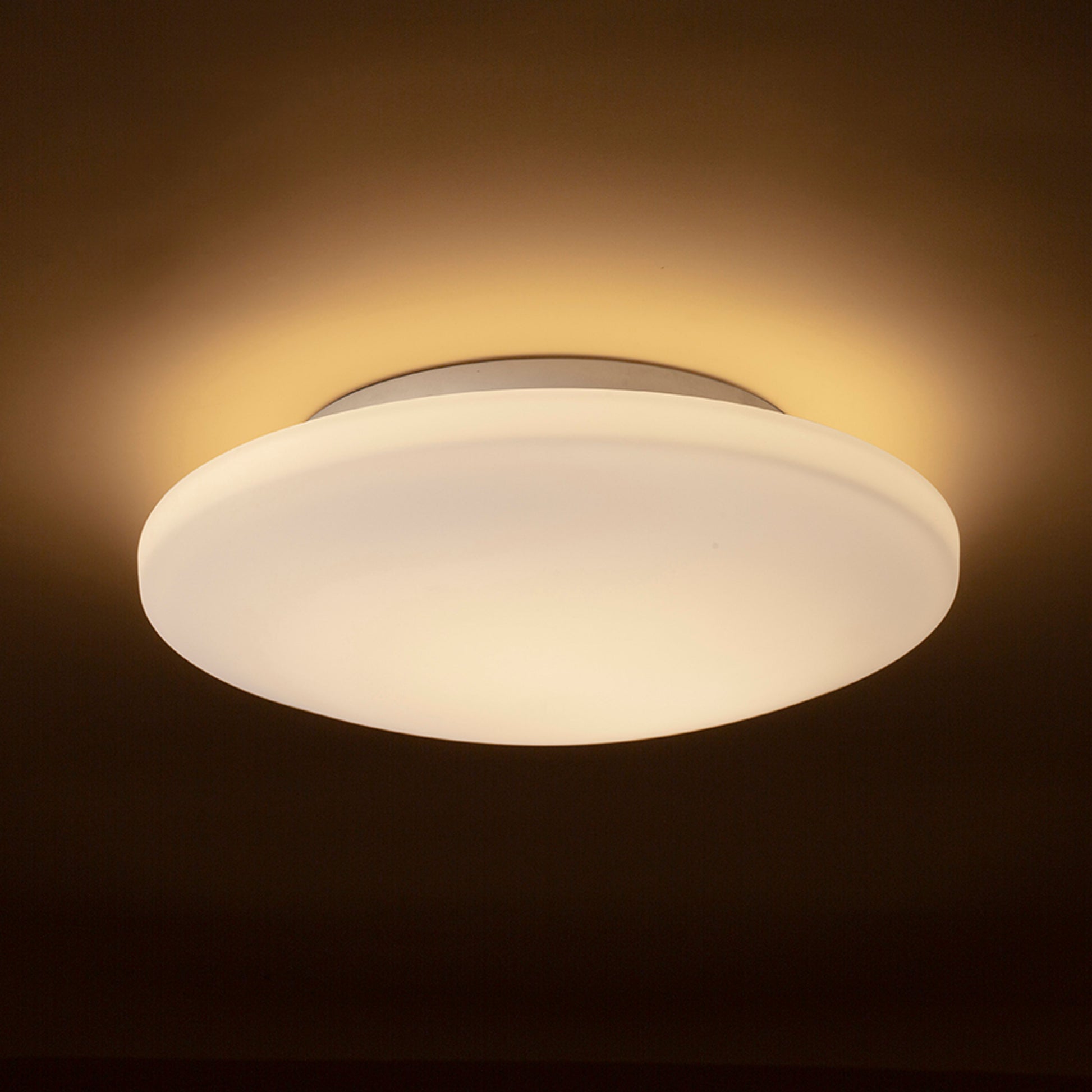 RENDL surface mounted lamp SARA LED 36 ceiling  opal-colored glass/chrome 230V LED 24W IP44  3000K R13688 2