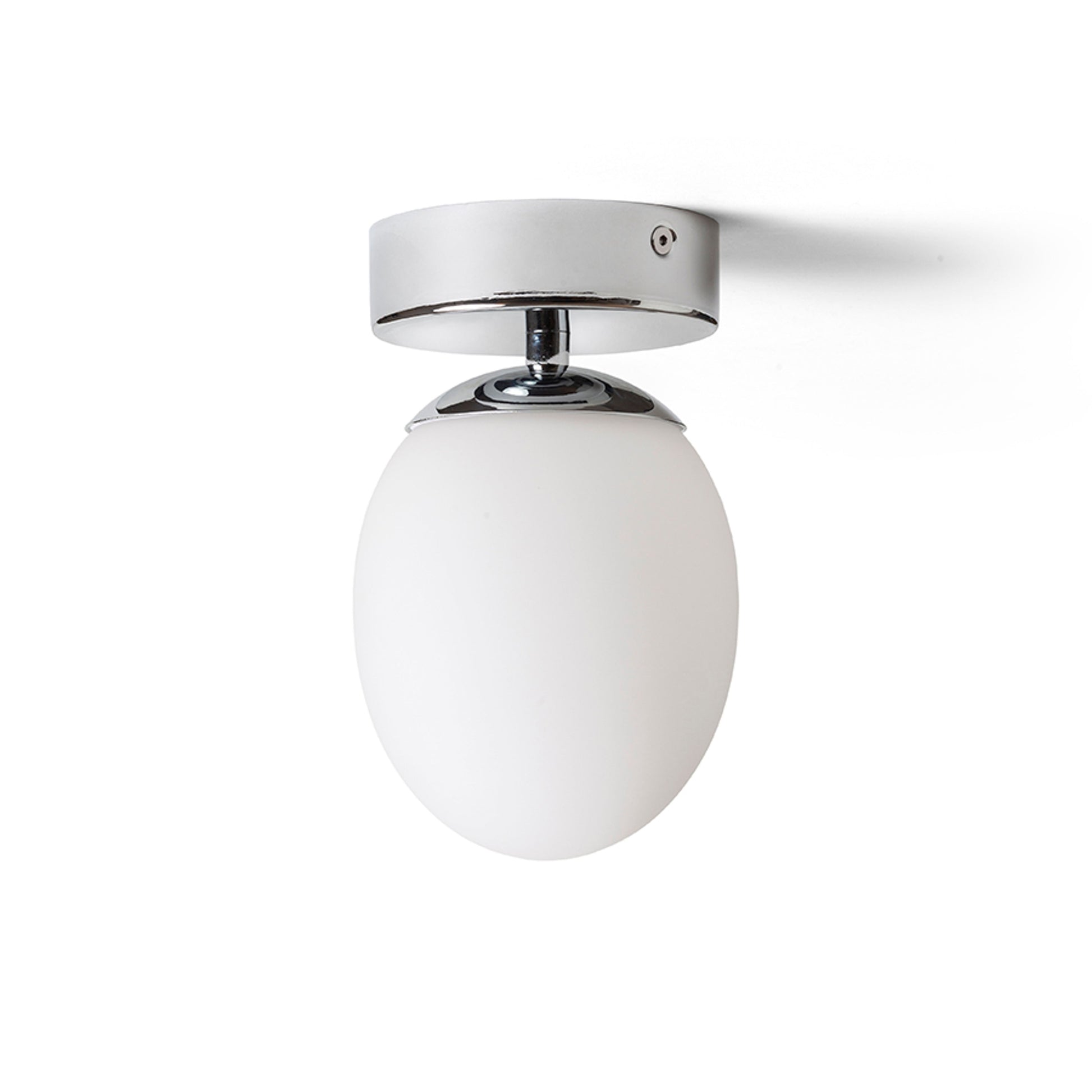 RENDL surface mounted lamp MERINGUE 11 ceiling  opal-colored glass/chrome 230V LED G9 9W IP44 R13689 3