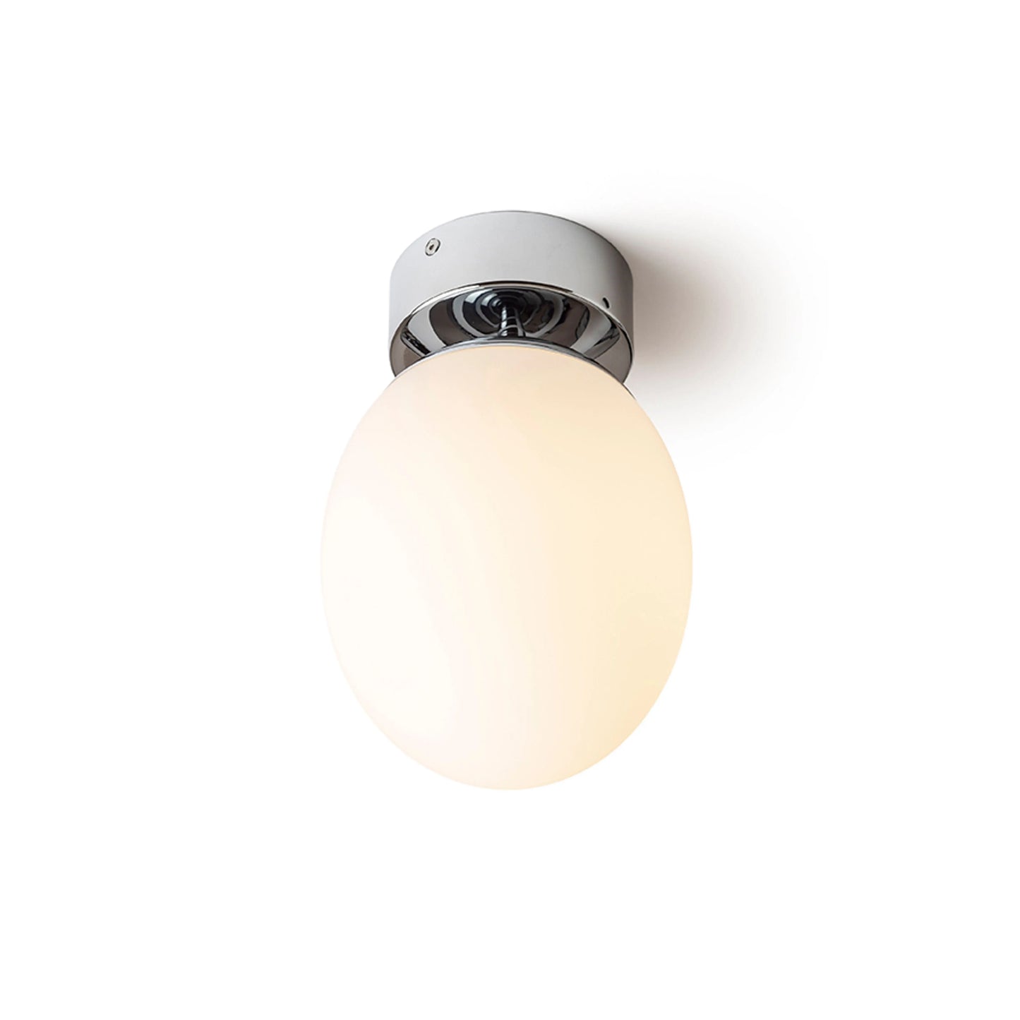 RENDL surface mounted lamp MERINGUE 16 ceiling  opal-colored glass/chrome 230V LED E27 15W IP44 R13690 5