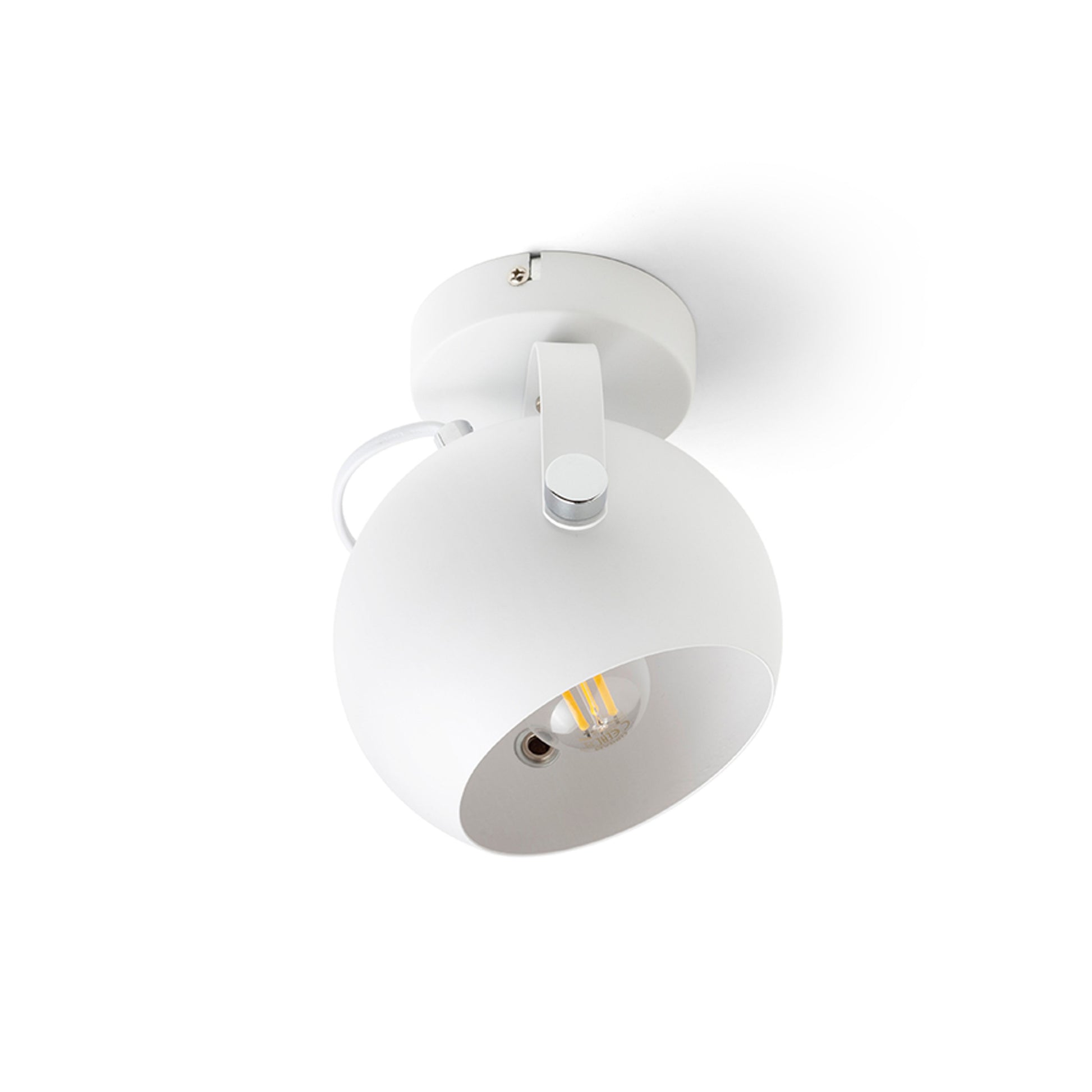 RENDL spotlight AGNETA surface mounted white  230V LED E27 11W R13893 4