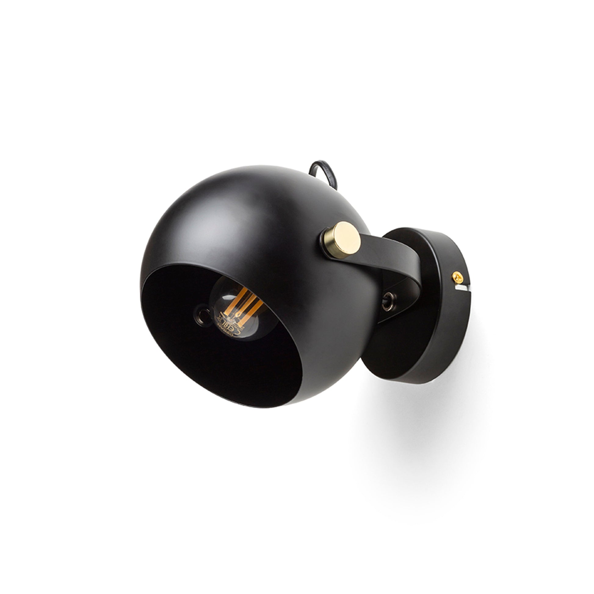 RENDL spotlight AGNETA surface mounted black  230V LED E27 11W R13894 5