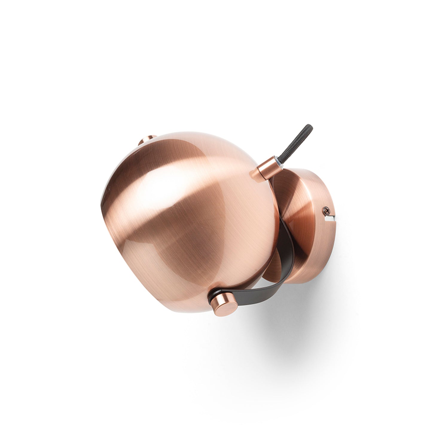 RENDL spotlight AGNETA surface mounted  brushed copper/black 230V LED E27 11W R13896 2
